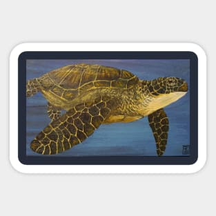 Sea Turtle Oldtimer Sticker